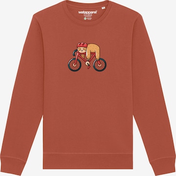Watapparel Sweatshirt ' Sloth ' in Braun: Vorderseite
