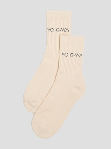 YO-GAYA Sportsokken 'Socks' in Beige
