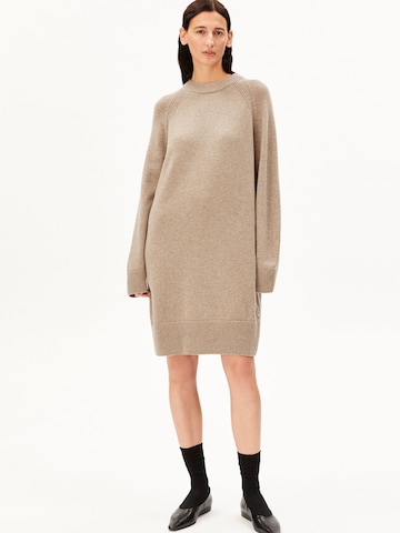 ARMEDANGELS Gebreide jurk 'WOOL KNIT' in Beige