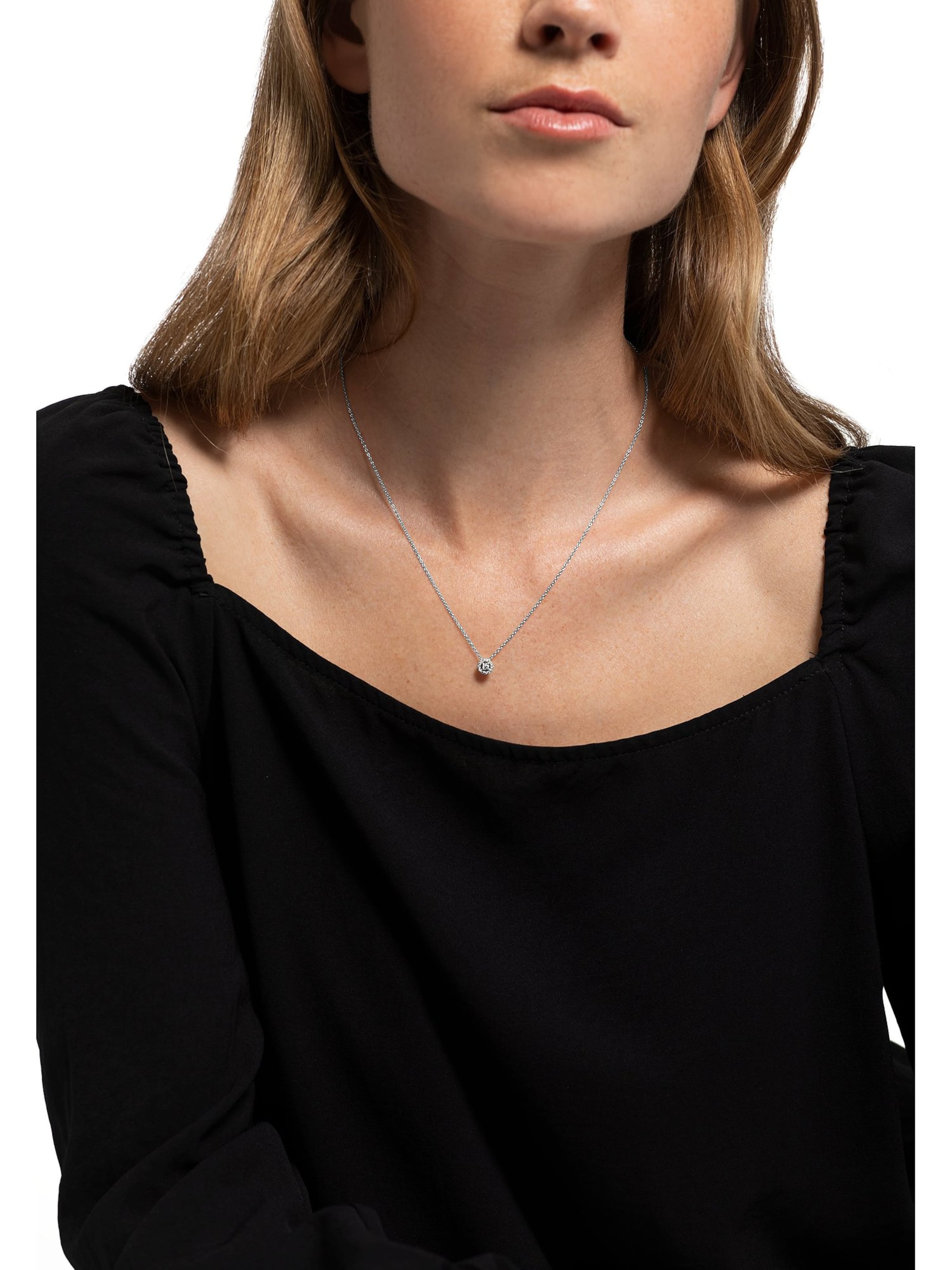 CHRIST Kette in Weiß: Vorderseite