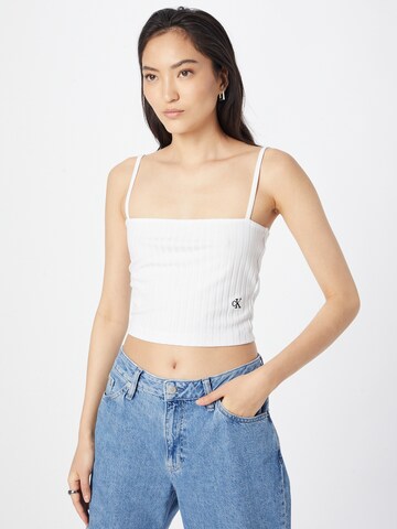 Calvin Klein Jeans Overdel i hvid: forside