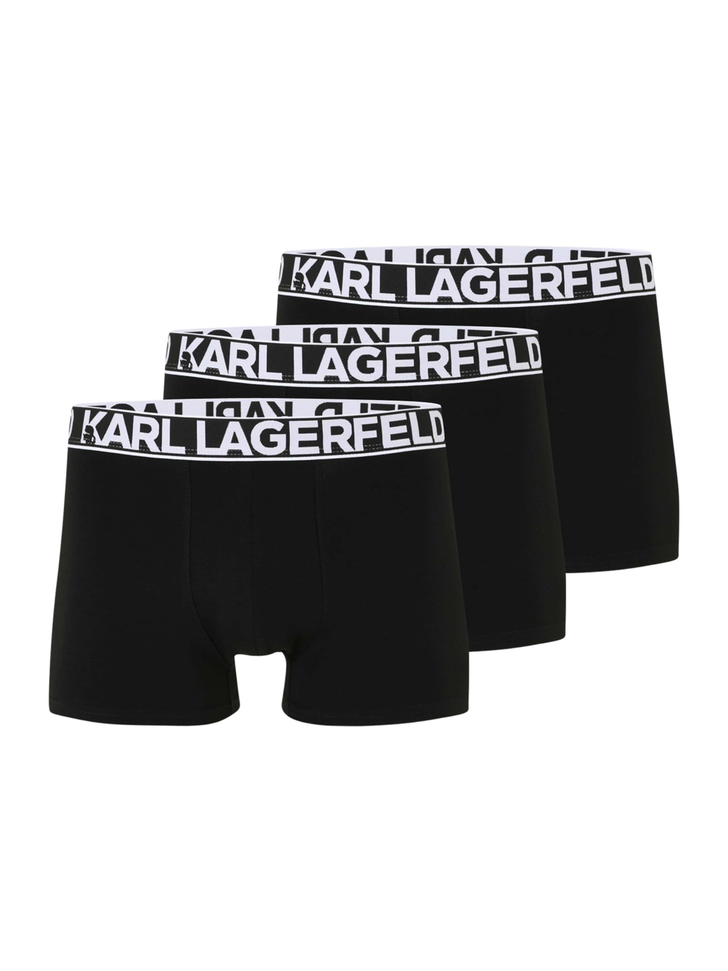 Karl Lagerfeld Boxeralsók - fekete: elől