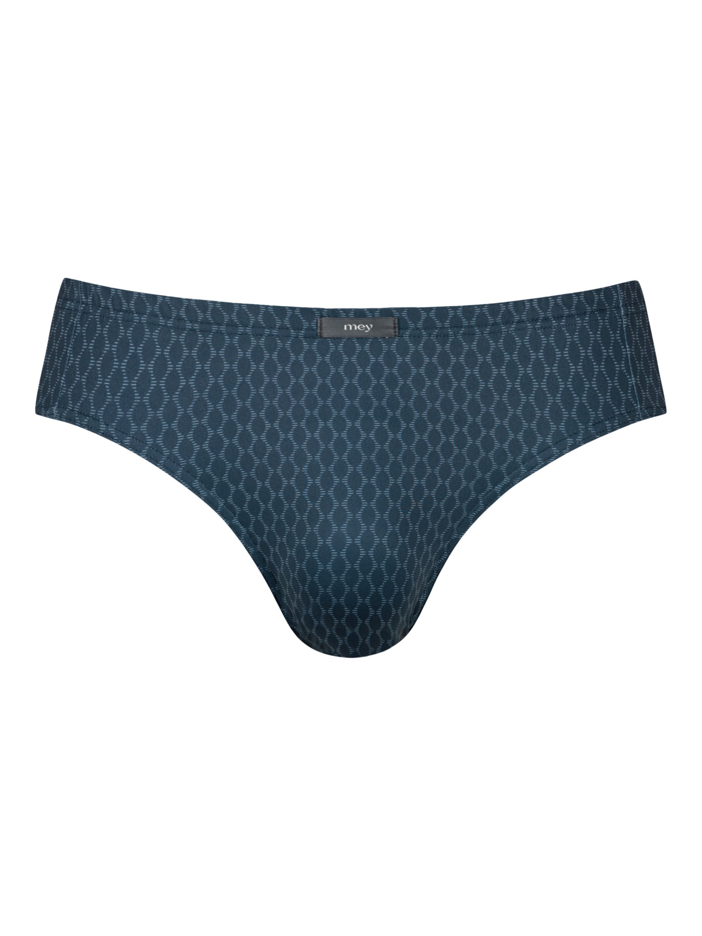Mey Slip 'Meander Geo' in Blauw: voorkant