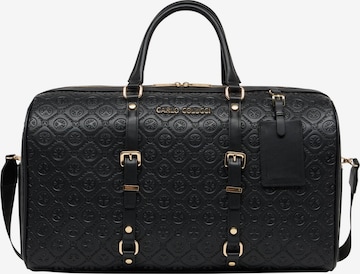 Carlo Colucci Weekendtas 'Elian' in Zwart: voorkant