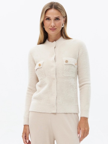 Passioni Strickjacke 'Cardigan mit aufgesetzten Taschen'‌ in Grau: Vorderseite