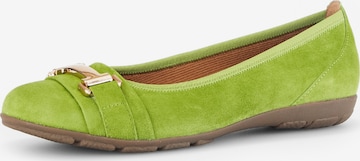 GABOR Ballet Flats in Green: front