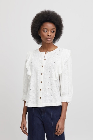 Atelier Rêve Blouse 'Irandrea' in Wit: voorkant