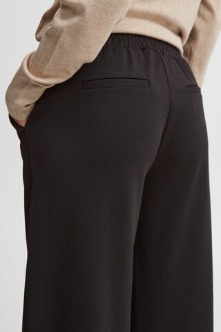 Wide Leg Pantalon chino 'BY Rizetta' b.young en noir