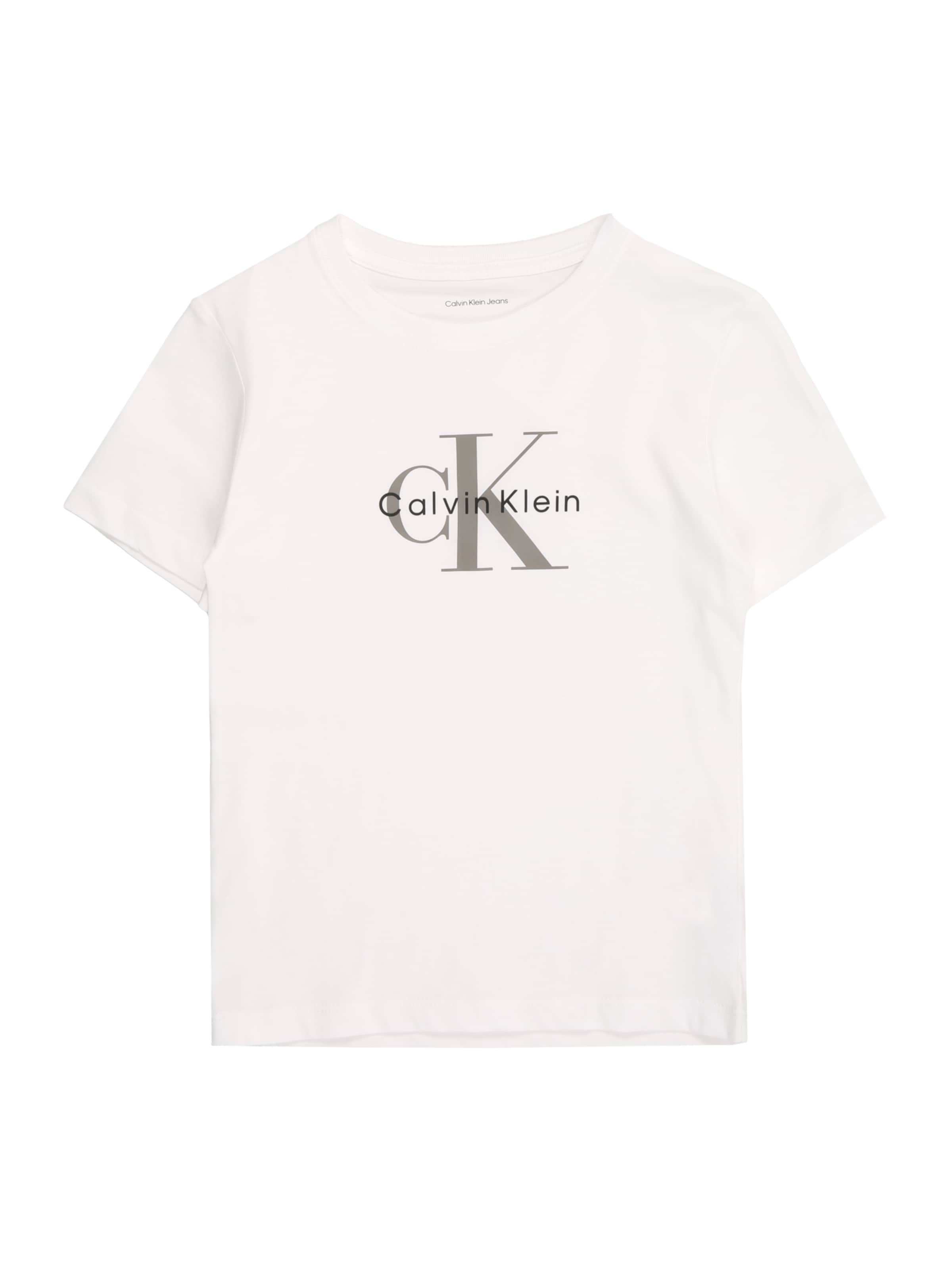 Calvin Klein Jeans Tričko - Biela: predná strana