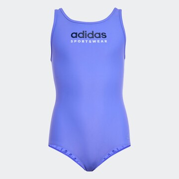 ADIDAS SPORTSWEAR Athletic Swimwear in Blue: front