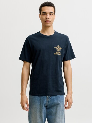 JACK & JONES T-Shirt in Blau: Vorderseite