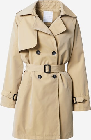 SISTERS POINT Between-Seasons Coat 'DICA' in Beige: front