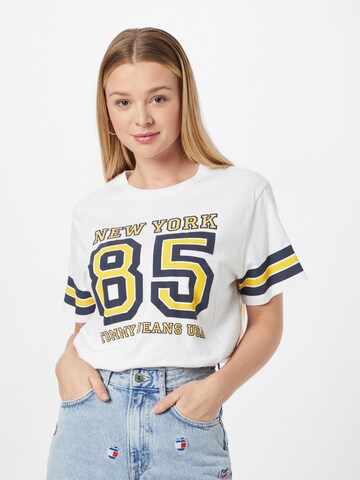 Tommy Jeans T-Shirt in Weiß: predná strana