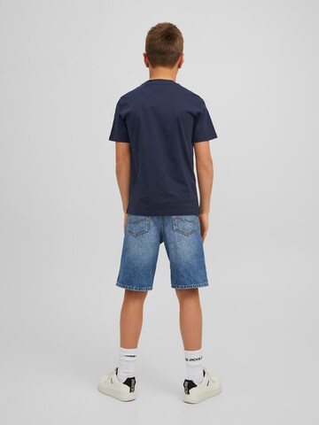 Jack & Jones Junior Tričko 'Chack' – modrá