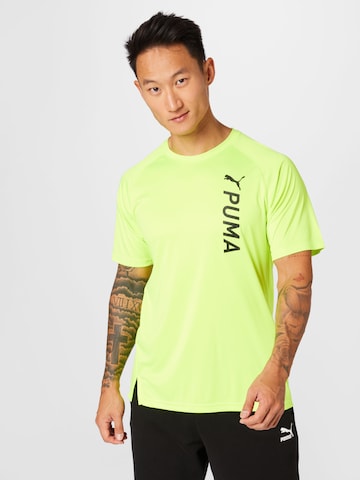 PUMA - Camiseta funcional en verde: frente