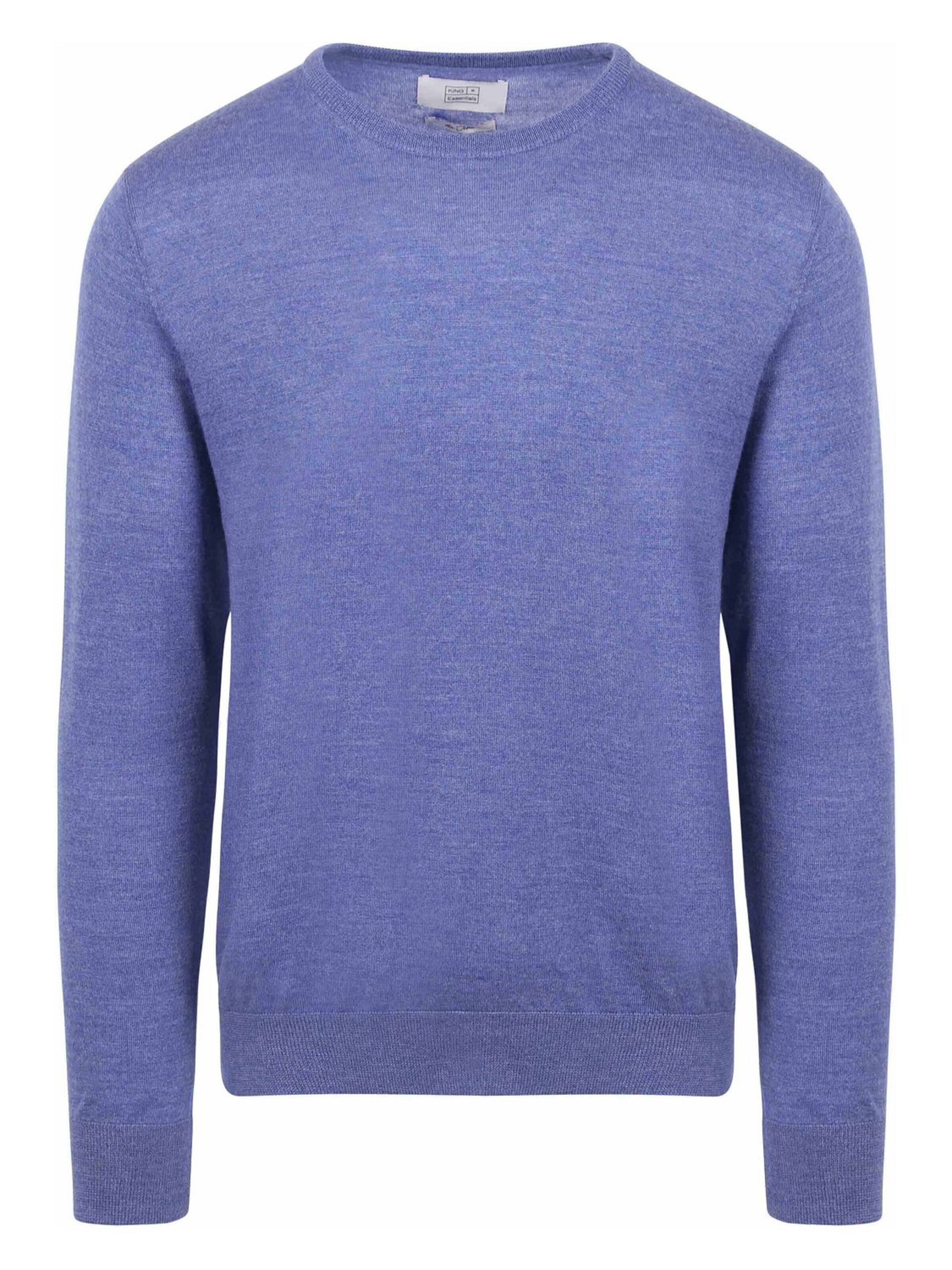 KING Essentials Shirt 'The John'‌ in Blau: Vorderseite