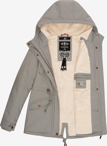 MARIKOO Winter jacket 'Manolya' in Grey