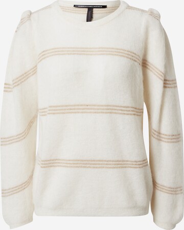 10Days Sweater 'Lurex' in White: front