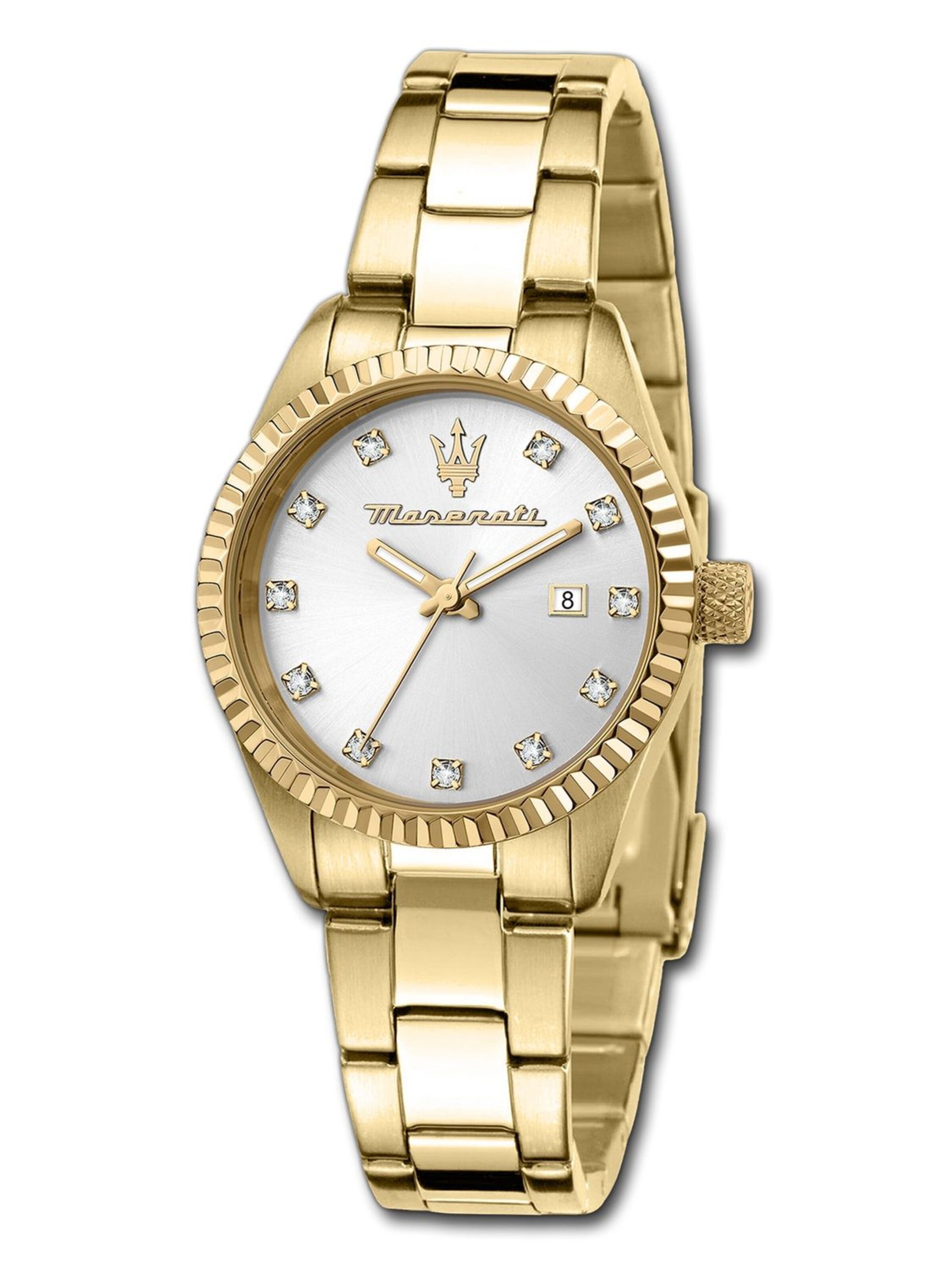 Maserati Analoog horloge in Goud: voorkant