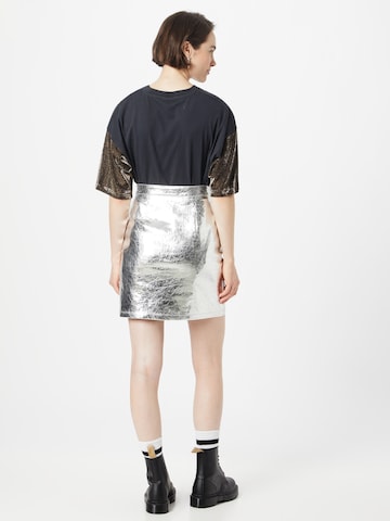 Warehouse Skirt in Silver