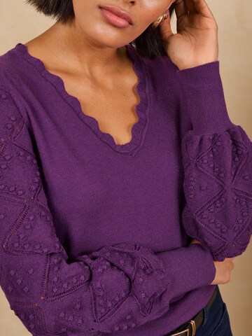 love & roses - Jersey en lila