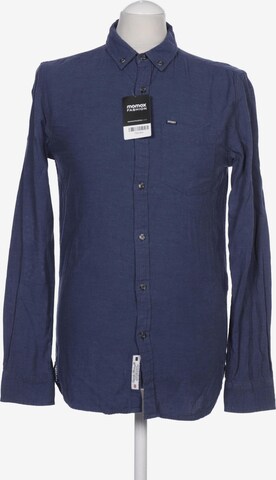 Superdry Button Up Shirt in S in Blue: front
