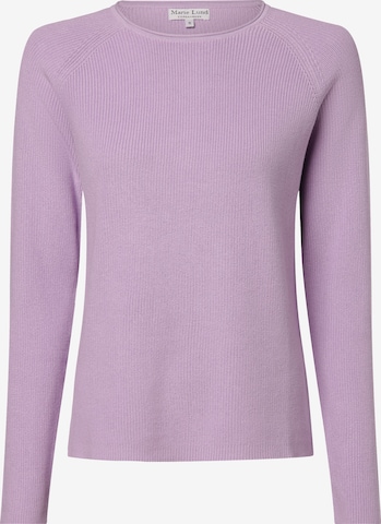 Marie Lund Sweater in Purple: front