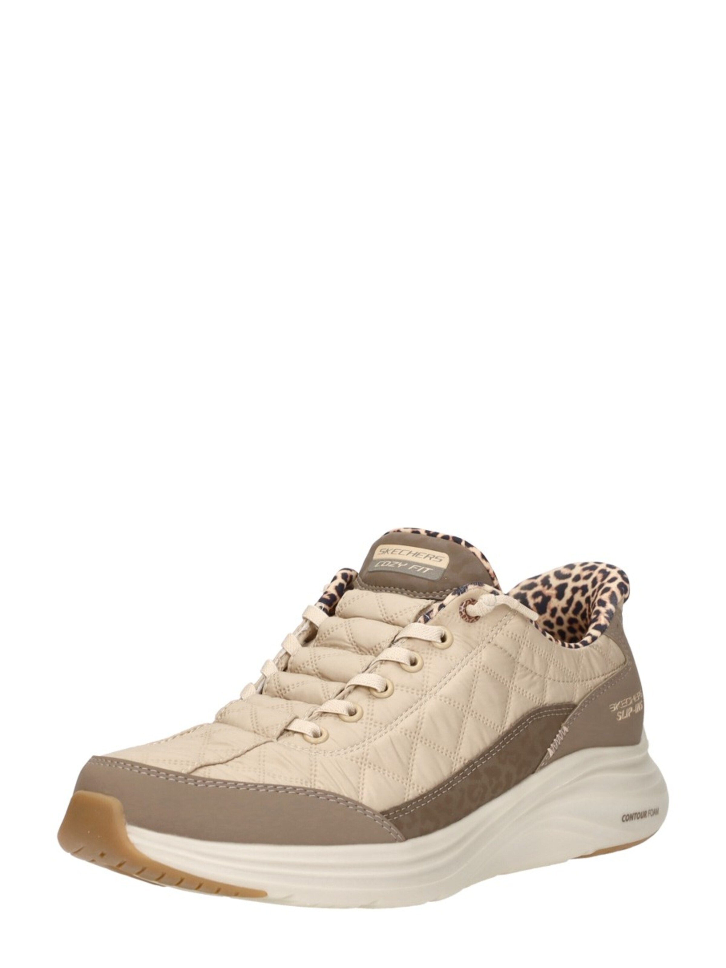 SKECHERS Sneakers laag 'Slip-Ins: Contour Foam' in Beige