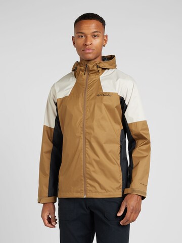 COLUMBIA Outdoorjas 'Inner Limits III' in Bruin: voorkant