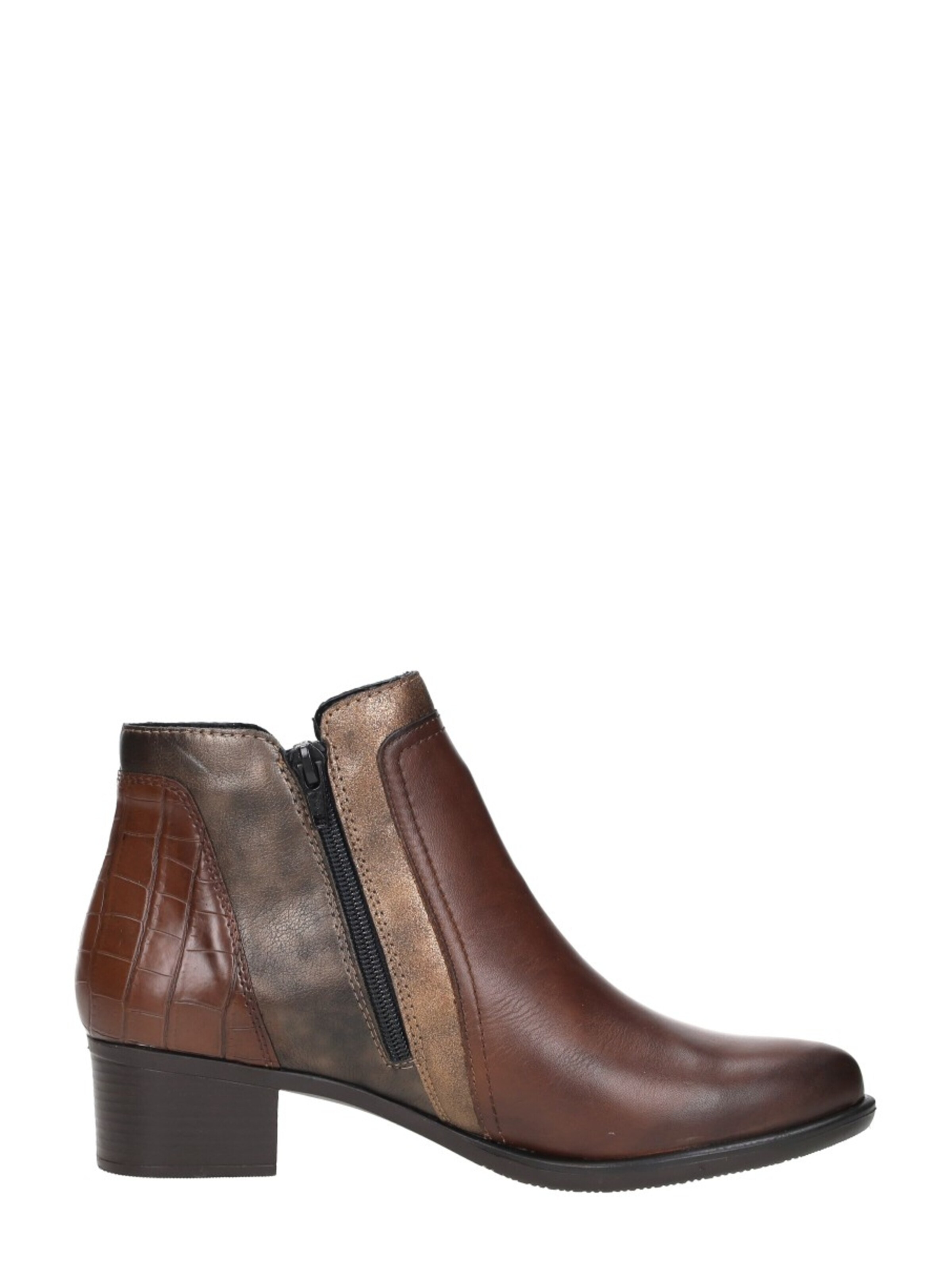 REMONTE Boots 'Enkellaarsjes Hak' in Brown