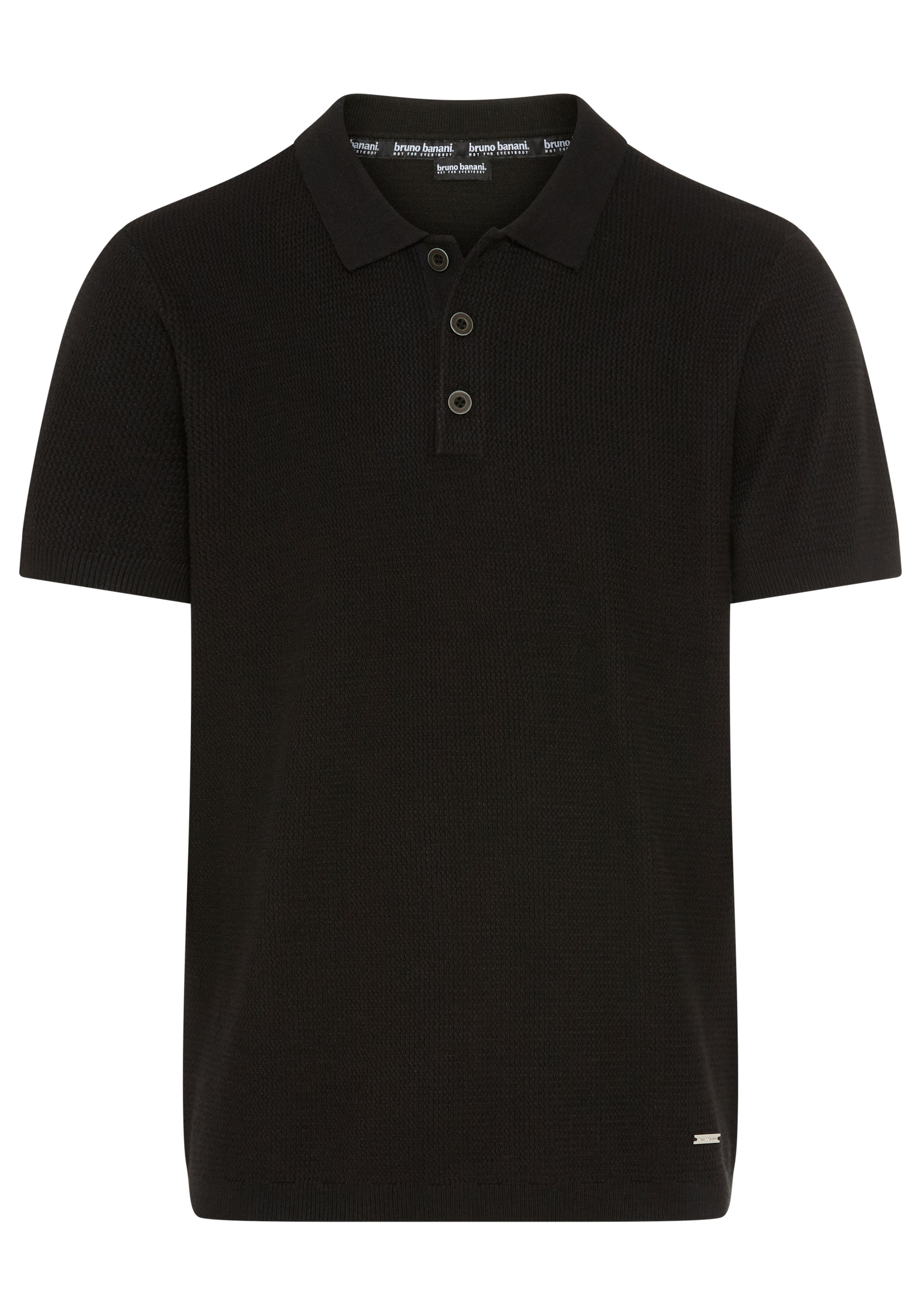 Bruno Banani LM Pullover in Schwarz: Vorderseite