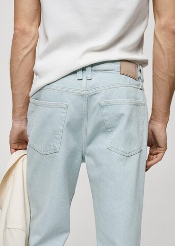 MANGO MAN Wide leg Jeans 'Tanger' in Blue