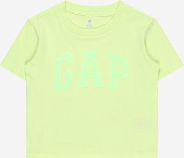 T-Shirt GAP en jaune : devant