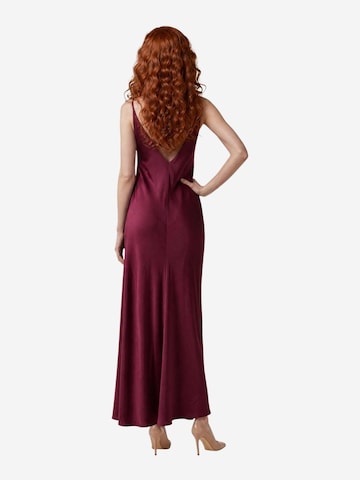 I AM Jurk 'Abito Scivolato in Raso di Viscosa  84107V47' in Rood