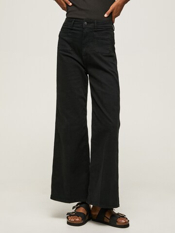 Pepe Jeans Loosefit Broek 'Lexa' in Zwart: voorkant