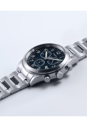 TIMEX Analoog horloge 'Waterbury Traditional' in Zilver