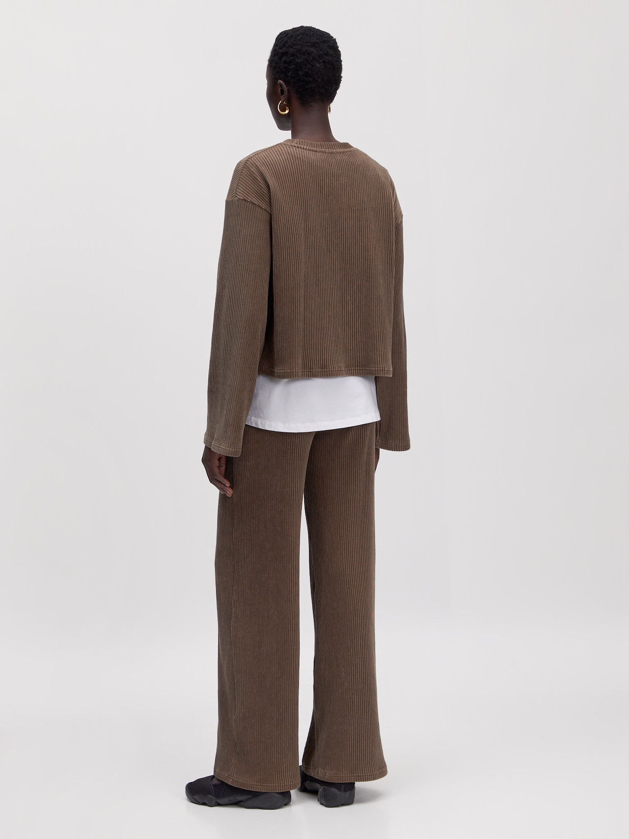 EDITED Produkte Longsleeve 'Kassandra' braun