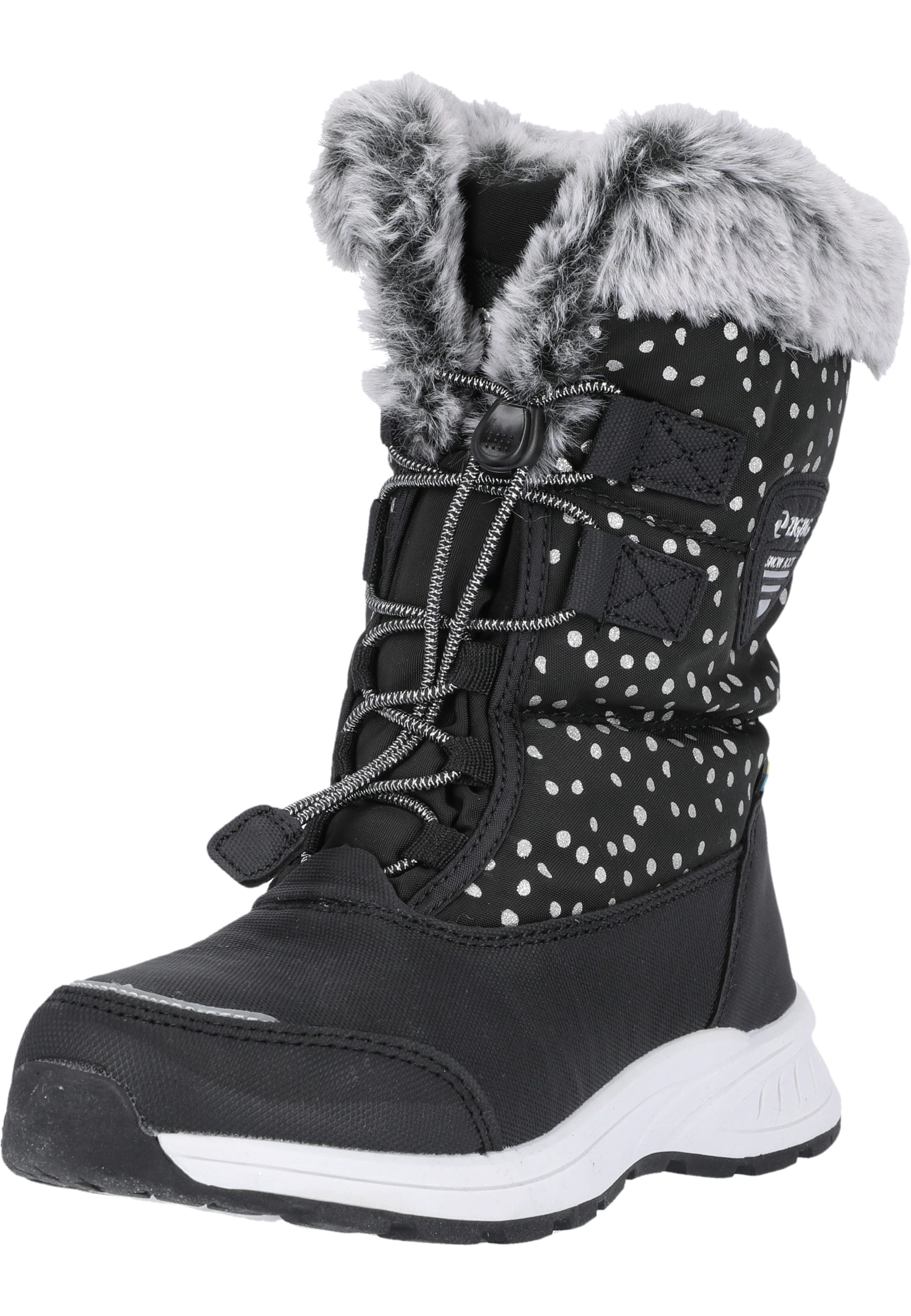 ZigZag Snow boots 'Wesend' in Black: front