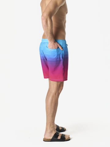 KOROSHI Badeshorts in Blau