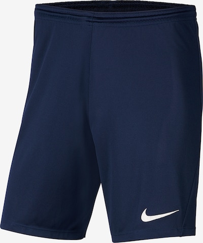 NIKE Sportbroek in de kleur Donkerblauw / Wit, Productweergave