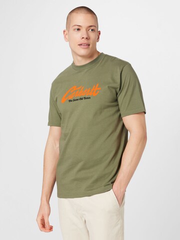 Carhartt WIP Koszulka 'Old Tunes' w kolorze zielony: przód