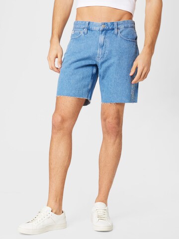 Calvin Klein Jeans Regular Shorts in Blau: predná strana