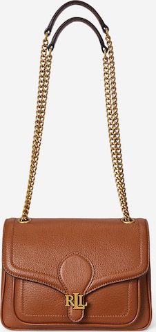 Sac à bandoulière 'BRADLEY' Lauren Ralph Lauren en marron : devant