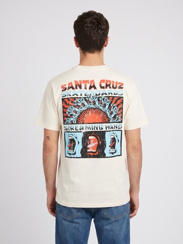 T-Shirt 'VTG Screaming Connect -- Men's T-Shirt Ecru' Santa Cruz en beige