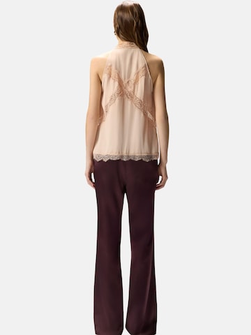 PINKO - Top 'MANDARANCIO' en beige