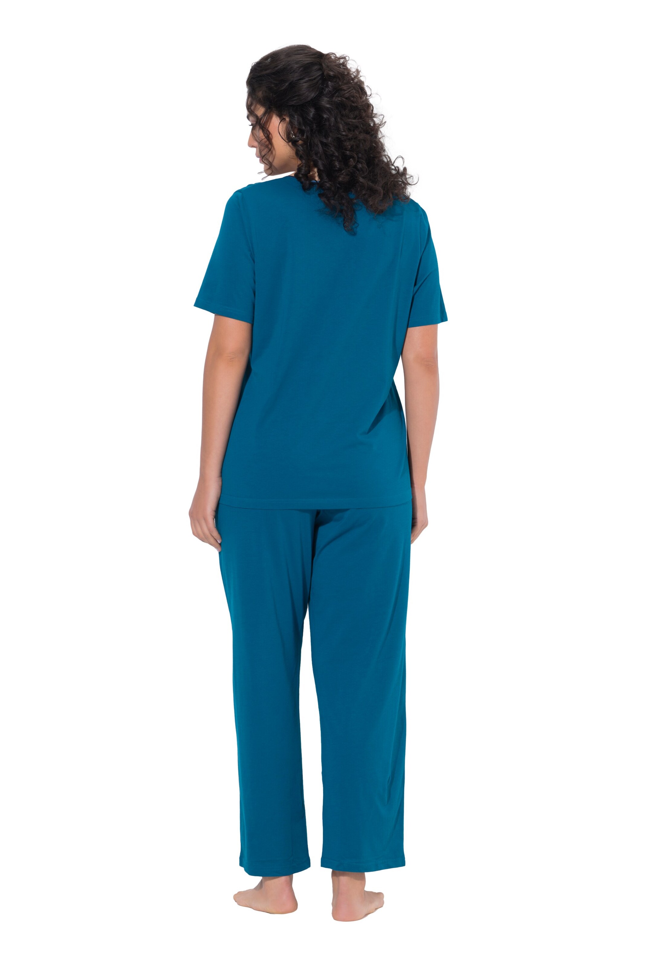 Ulla Popken Pyjama in Blau