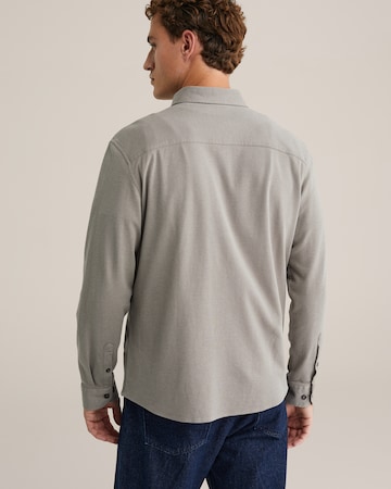 WE Fashion Tavaline suurus Triiksärk, värv hall