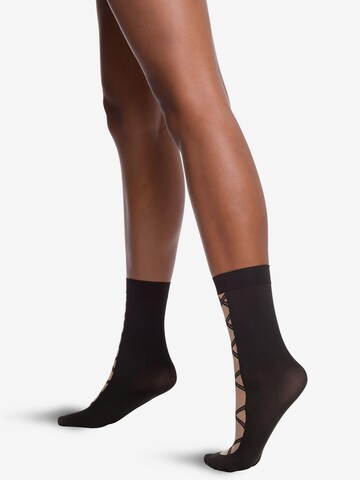 Chaussettes Wolford en noir