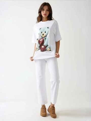 Hiccup - Camisa oversized em branco
