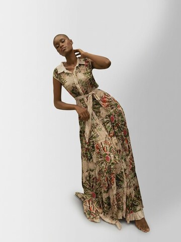 Miss June Kleid 'Robe Longue Jimena'‌‌ in Beige